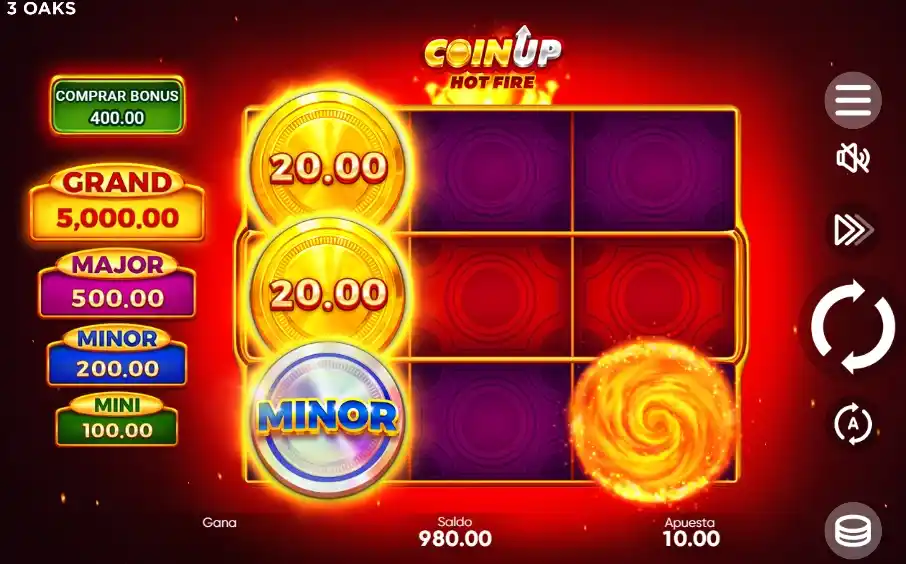 Casinos online donde jugar Coin Up